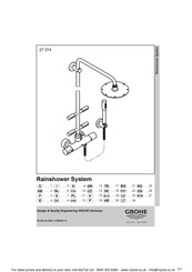 Grohe Rainshower System 27 374 Manual Del Usuario