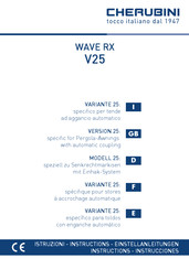 Cherubini WAVE RX V25 Manual De Instrucciones