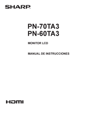 Sharp PN-60TA3 Manual De Instrucciones