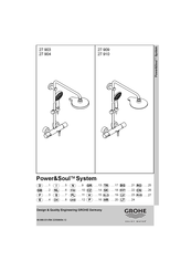 Grohe Power&Soul 27 909 Manual De Instrucciones