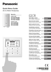 Panasonic WH-SQC12H9E8 Manual – Guía Rápida