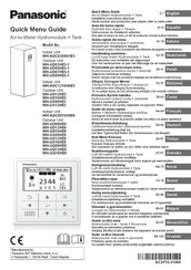 Panasonic WH-UX16HE8 Guía De Menús