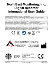 NorthEast Monitoring DR180 Serie Guia Del Usuario