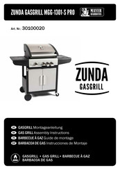 Mayer Barbecue MGG-1301-S PRO Instrucciones De Montaje