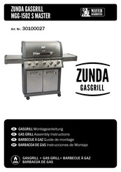 Mayer Barbecue MGG-1502 S MASTER Instrucciones De Montaje