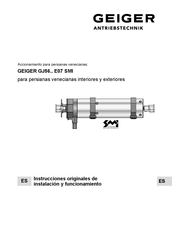 GEIGER GJ5620 Instrucciones Originales De Instalación Y Funcionamiento