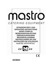 Mastro 20 GN 1/1 Instrucciones De Uso