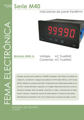 Fema Electronica M40 Serie Manual De Usuario