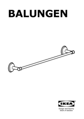 IKEA BALUNGEN Manual De Instrucciones