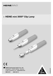 HEINE mini 3000 Clip Lamp Instrucciones De Uso