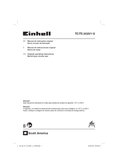 EINHELL TC-TS 2025/1 U Manual De Instrucciones Original