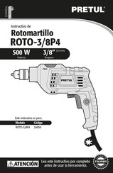 Truper PRETUL ROTO-3/8P4 Manual Del Usuario