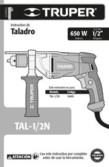 Truper TAL-1/2N Manual De Instrucciones