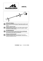 McCulloch 2500CXL Manual De Instrucciones