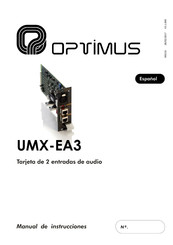 Optimus UMX-EA3 Manual De Instrucciones