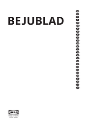 Ikea BEJUBLAD Manual De Instrucciones