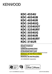 Kenwood KDC-3054UG Manual De Instrucciones