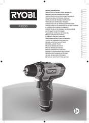 Ryobi R12DD Traducción De Las Instrucciones Originales