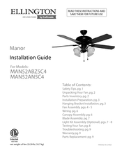 Craftmade Ellington MAN52AN5C4 Guia De Instalacion