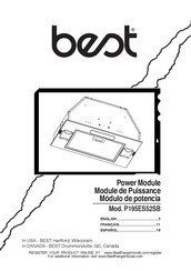 Best P195ES52SB Manual De Instrucciones