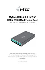 i-tec MySafe USB-A Manual De Instrucciones