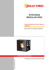 Jolly Mec SYNTHESIS MODUALR IDRO Ficha De Montaje, Uso Y Mantenimiento