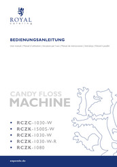 Royal Catering RCZC-1030-W Manual De Instrucciones