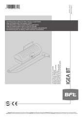 BFT IGEA BT Manual Del Usuario