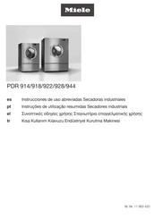 Miele PDR 914 Instrucciones De Uso Abreviadas