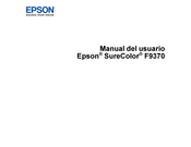 Epson SureColor F9370 Manual Del Usuario