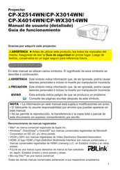 Hitachi CP-WX3014WN Manual De Usuario