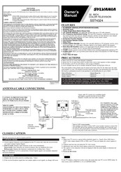 Sylvania SST4324 El Manual Del Propietario