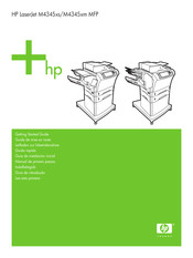 HP LaserJet M4345xs Guía De Instalación Inicial