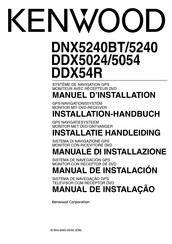 Kenwood DDX5024 Manual De Instalación