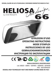 Star Progetti HELIOSA HI DESIGN 66 Serie Instrucciones De Uso