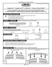 AVS Chrome Hood Shield Instrucciones De Instalación