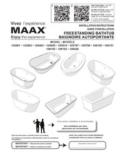 MAAX 105798-000-001 Instrucciones De Instalación