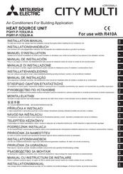 Mitsubishi Electric CITY MULTI PQHY-P-YLM-A Serie Manual De Instalación