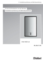 Vaillant VWZ MEH 61 Instrucciones De Instalacion Y Uso