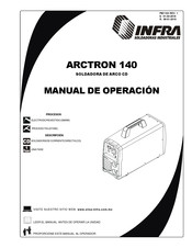 Infra ARCTRON 140 Manual De Operación