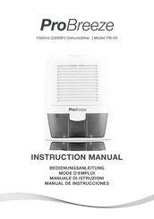 Pro Breeze PB-03 Manual De Instrucciones