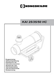 Kongskilde KAI 50 HC Libro De Instrucciones