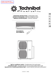 Technibel Climatisation MCA180MR5TA Serie Instrucciones De Uso