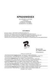 Ravaglioli KPN240WEKEX Traducción De Las Instrucciones Originales