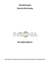 Insignia NS-29D310NA15 Guia Del Usuario