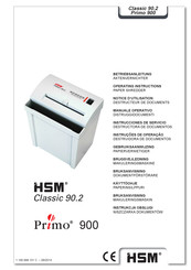 HSM Primo 900 Instrucciones De Servicio