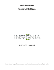 Insignia NS-32D312NA15 Guia Del Usuario