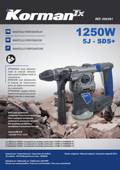 Korman tx 1250W 5J Manual Del Usuario