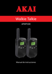 Akai Walkie Talkie Manual De Instrucciones