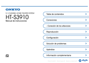 Onkyo HT-S3910 Manual De Instrucciones